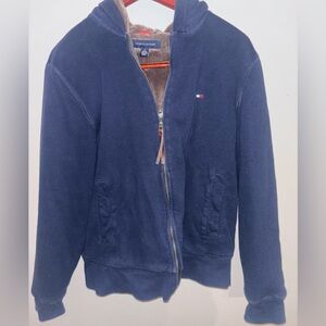 Tommy Hilfiger Dark Blue Fleece-Lined Jacket
